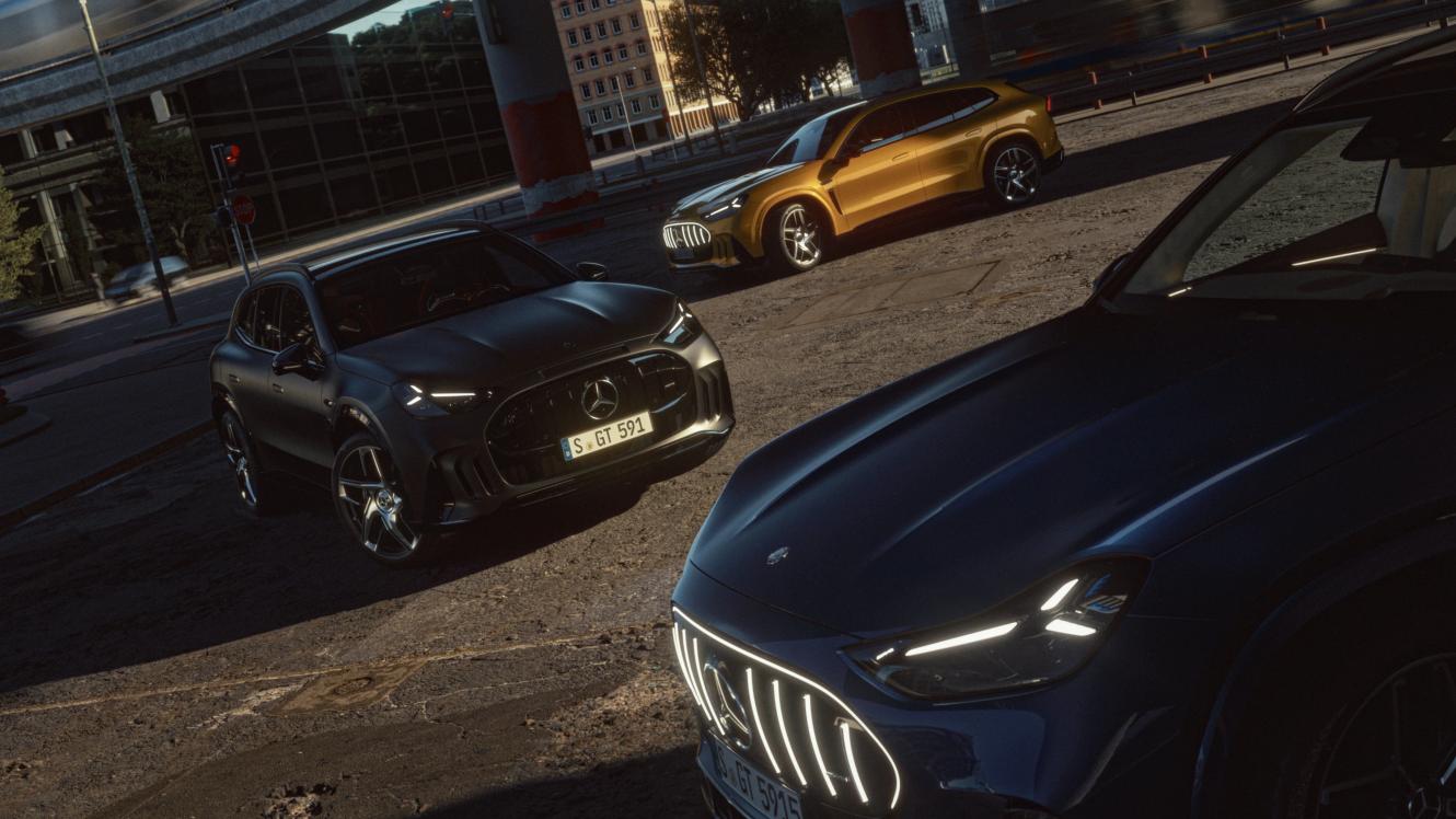 Die drei Mercedes-AMG GT SUV Modelle
