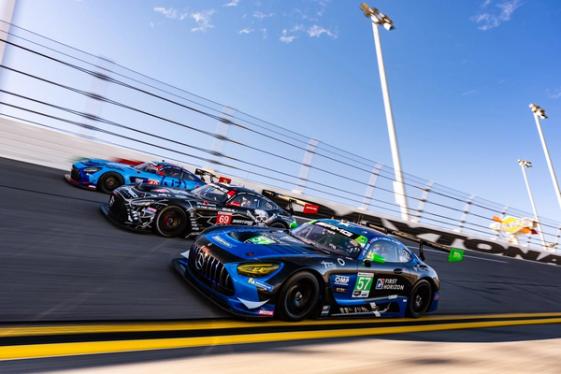 Mercedes-AMG GT on the racetrack
