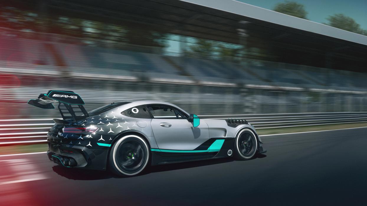 Seitenansicht Mercedes-AMG GT2 Edition W16