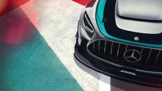 Partial section of bonnet Mercedes-AMG GT2 Edition W16