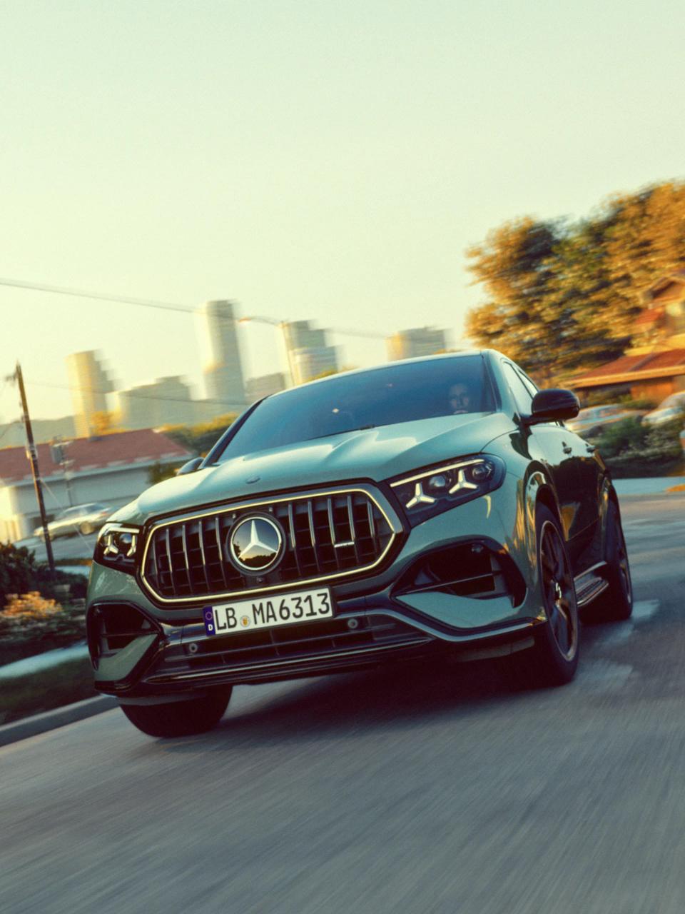 Frontale Ansicht des Mercedes-AMG GLE Coupé