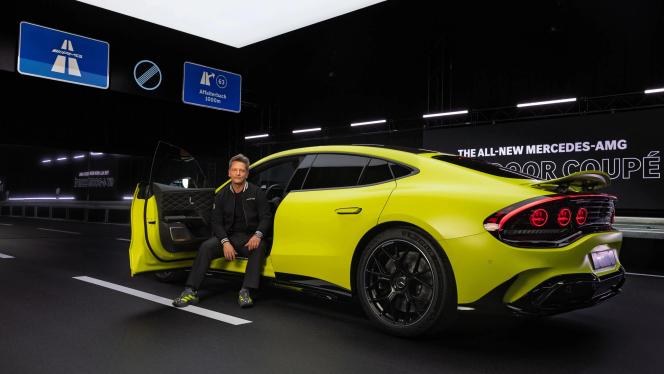 Chief engineer of the AMG.EA platform Oliver Wiech with the Mercedes-AMG GT 4-Door Coupé