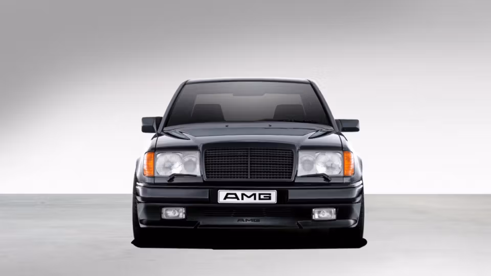 A classic Mercedes-AMG vehicle from the front
