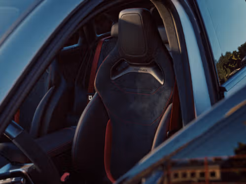 Seat of the Mercedes-AMG GLC 53 4MATIC+ SUV