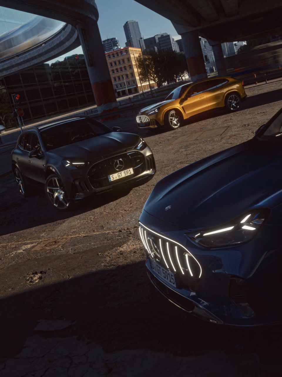 Die drei Mercedes-AMG GT SUV Modelle