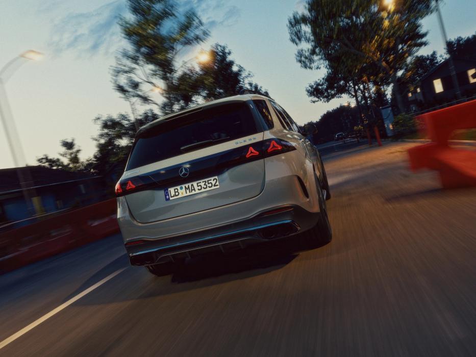 Heckansicht des Mercedes-AMG GLE 53 SUV