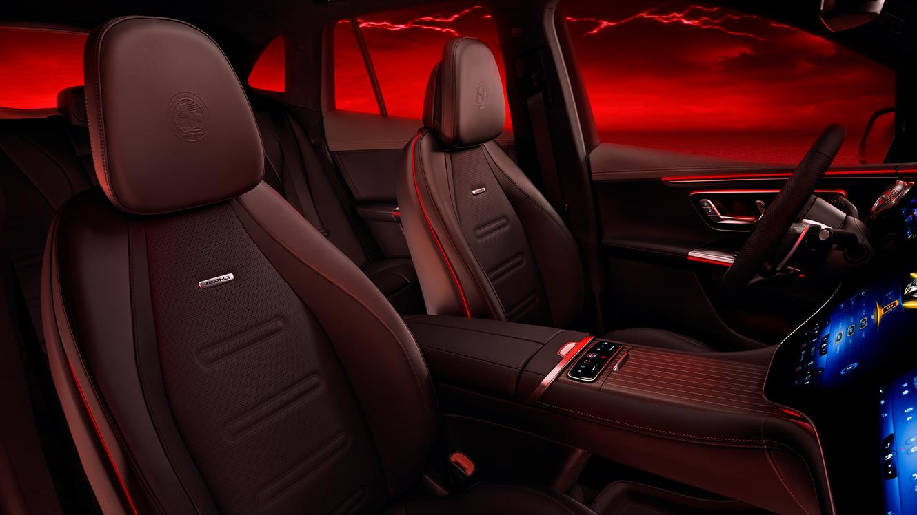 Performancesitze des Mercedes-AMG EQE 43 4MATIC SUV.