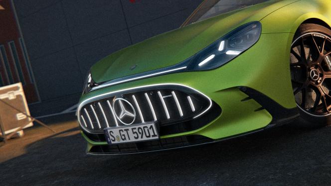 Die Front des Mercedes-AMG GT 4-Türer Coupé