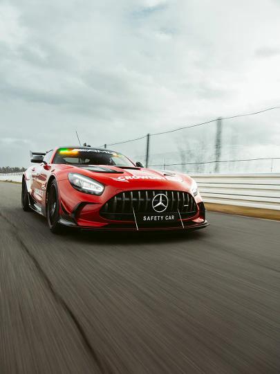 Safety Car auf der Strecke