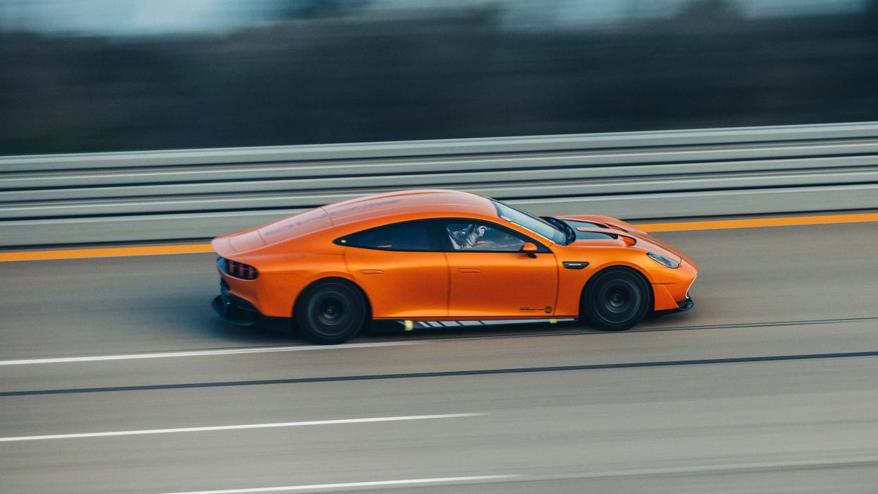 amg concept gt xx on the road