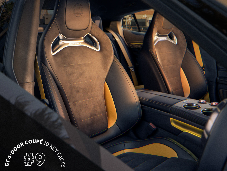 Interior, with a focus on the front seats