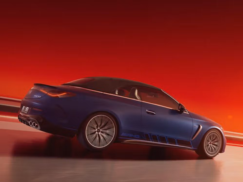 Seitenansicht Mercedes-AMG CLE 53 4MATIC+ Cabriolet Limited Edition