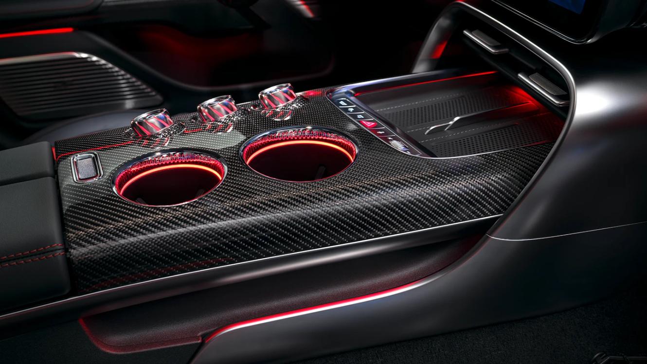 Nahaufnahme der Mittelkonsole