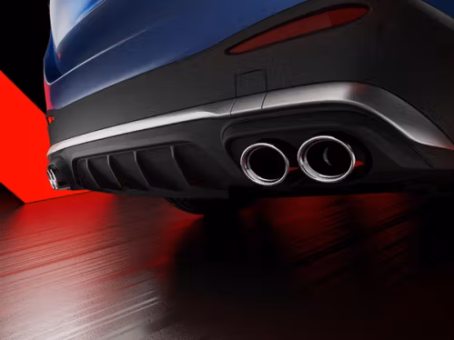 Exhaust of the new Mercedes-AMG GLC 43.