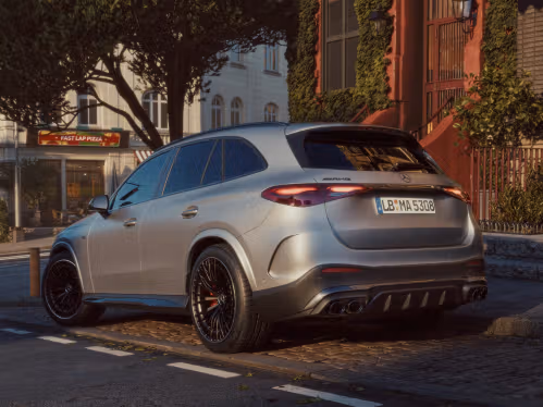 Rear seat of the Mercedes-AMG GLC 53 4MATIC+ Coupé