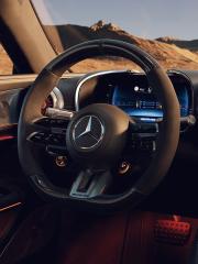 Lenkrad des Mercedes-AMG GT Coupé 55.