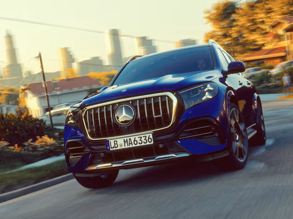 Front view of the Mercedes-AMG GLS SUV