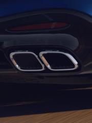 Auspuff des Mercedes-AMG GT Coupé 55.