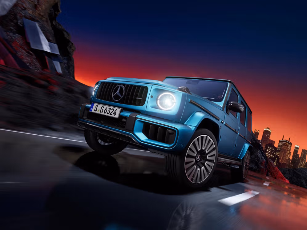 Front view of the Mercedes-AMG G 63.