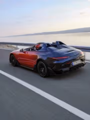 Heckansicht des Mercedes-AMG PureSpeed.