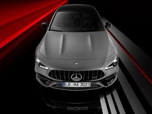 Der Mercedes-AMG CLA 45 S Shooting Brake von oben.