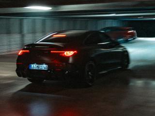 Die Rücklichter des Mercedes-AMG CLA 45 4MATIC+