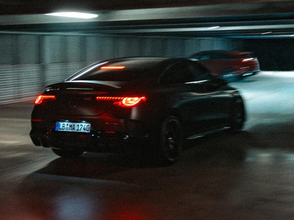 Die Rücklichter des Mercedes-AMG CLA 45 4MATIC+