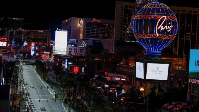 Formula 1 race on the Las Vegas Strip