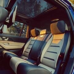 View of the rear seats