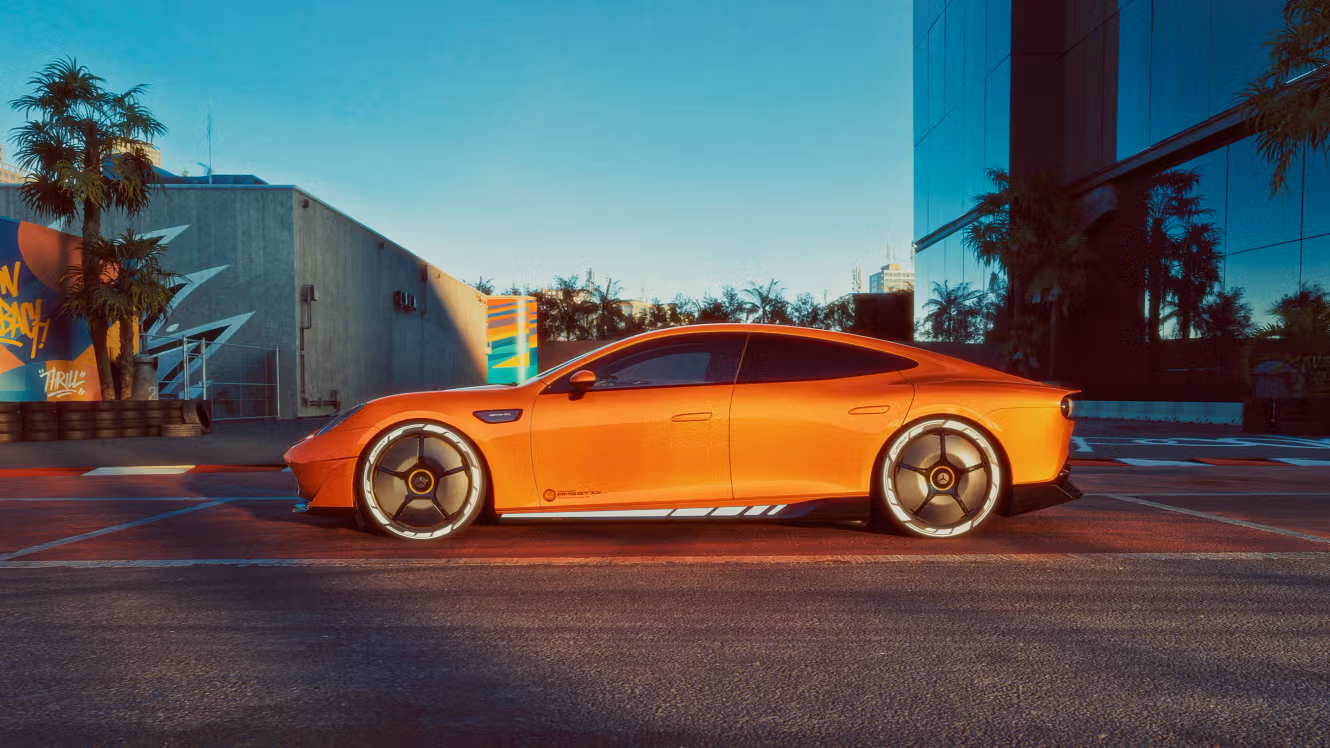 Seitenansicht des CONCEPT AMG GT XX