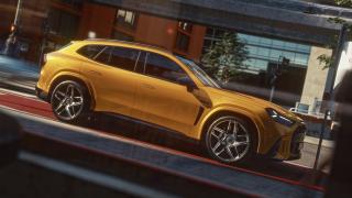 Seitliche Ansicht des Mercedes-AMG GT 55 SUV
