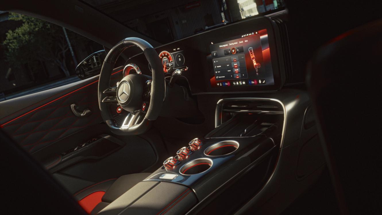 Innenansicht des Mercedes-AMG GT 63 SUV