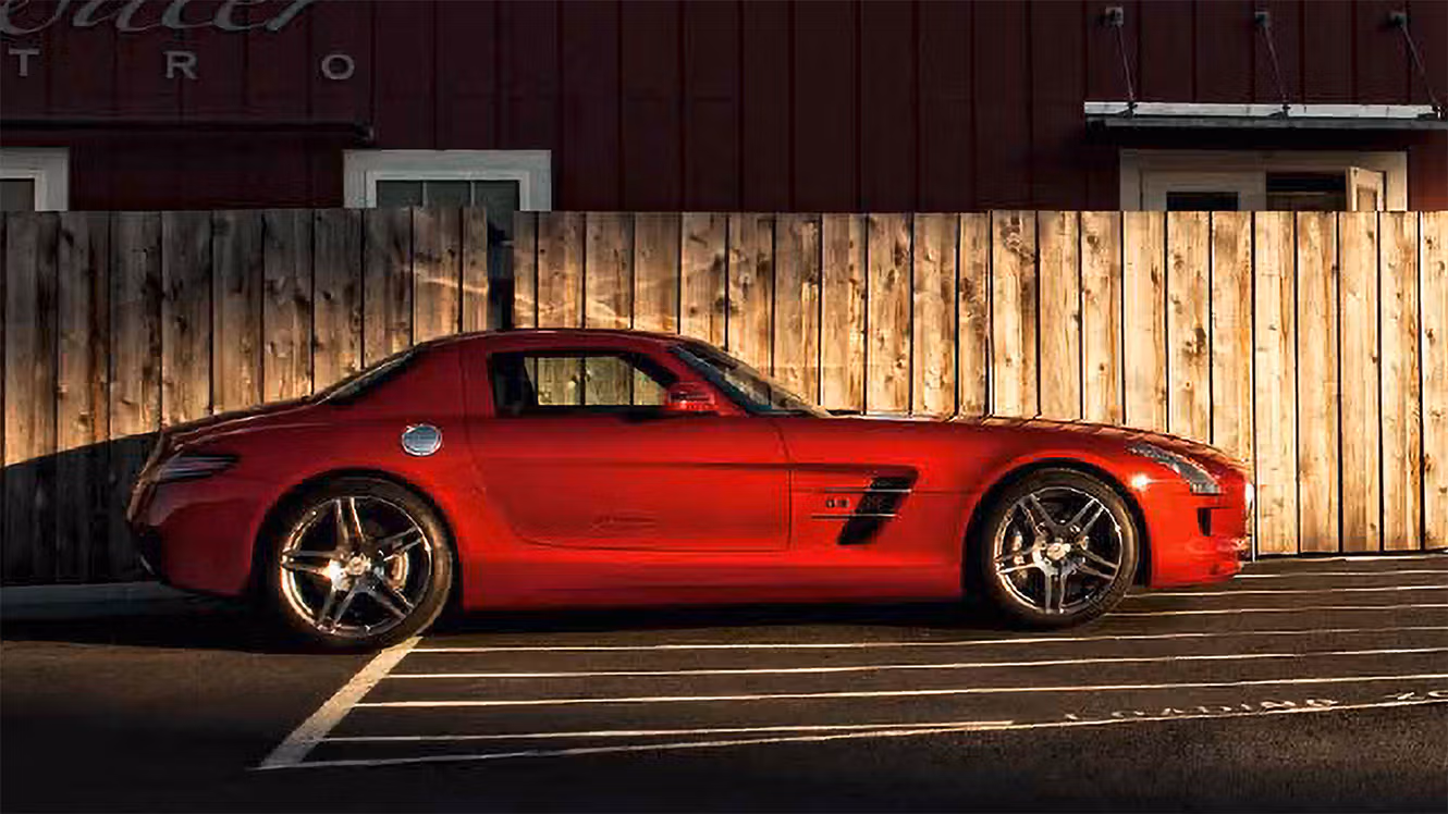 SLS AMG Seitenansicht