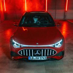 Die Front des Mercedes-AMG CLA 45 4MATIC+ Shooting Brake