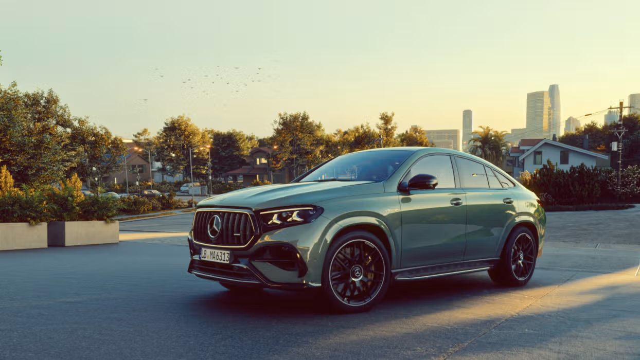 The Mercedes-AMG GLE 63 S Coupé in an urban setting