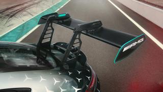Partial section of rear spoiler Mercedes-AMG GT2 Edition W16