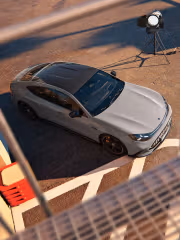 Aerial view of the Mercedes-AMG GT 55 4-Door Coupé