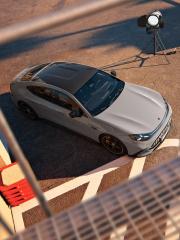 Aerial view of the Mercedes-AMG GT 55 4-Door Coupé