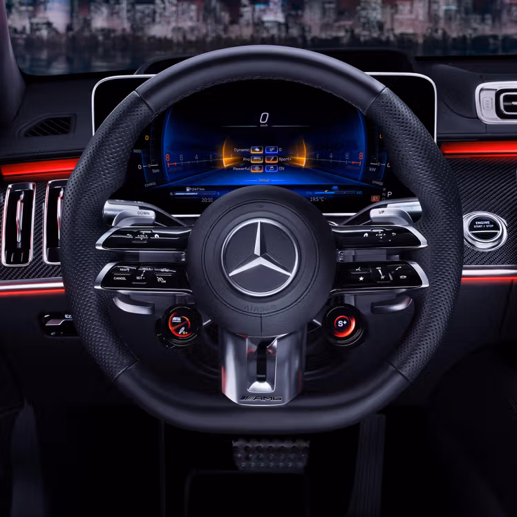 Performance Lenkrad des Mercedes-AMG S 63 E PERFORMANCE