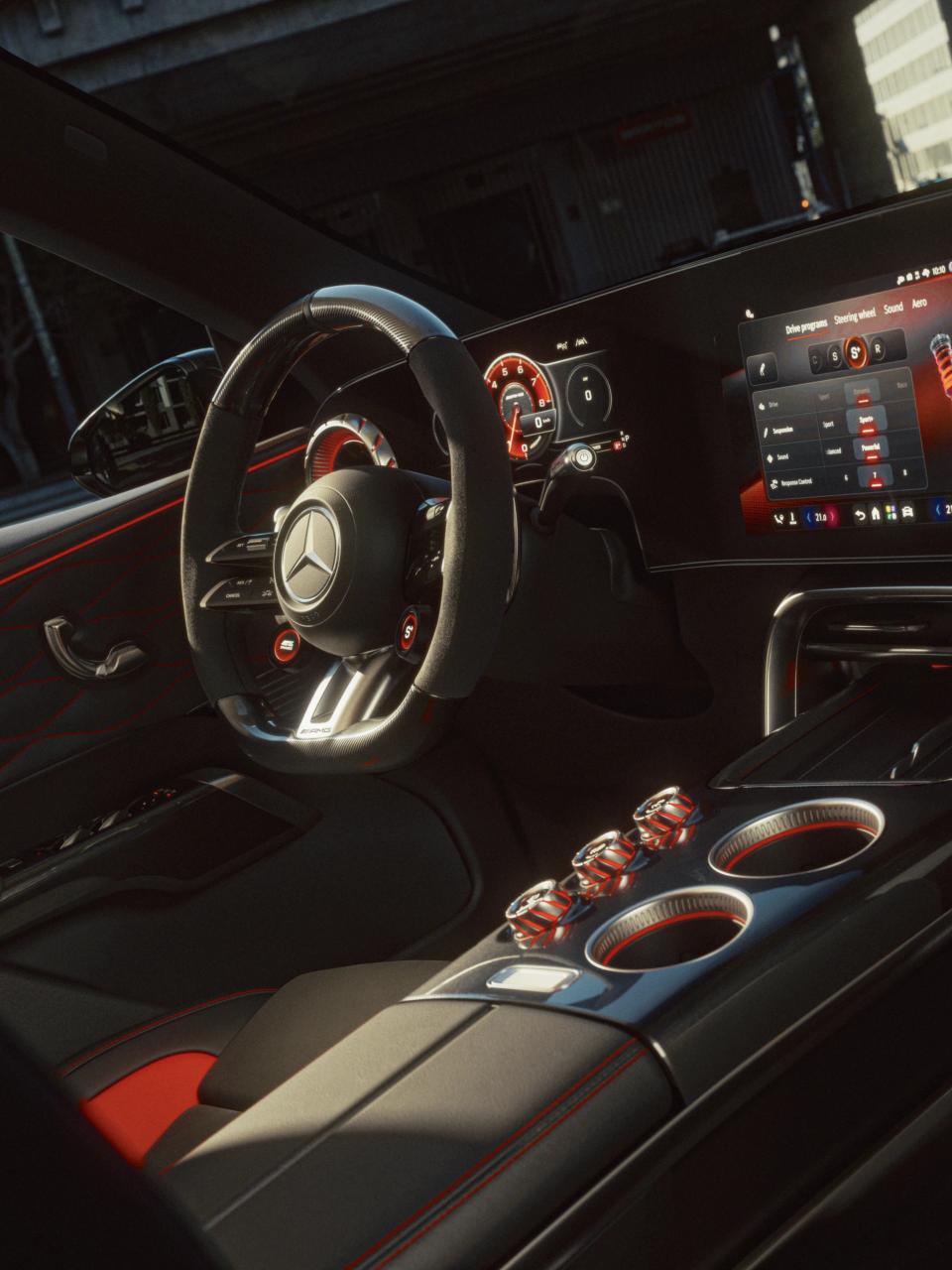 Innenansicht des Mercedes-AMG GT 63 SUV