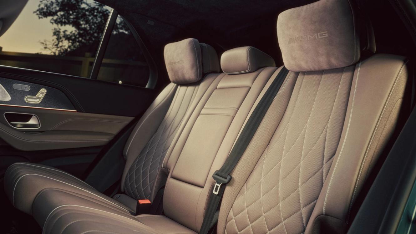 View of the rear seat