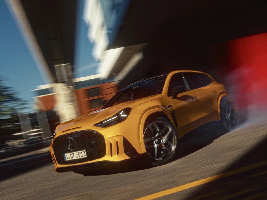 Close-up of the Mercedes-AMG GT 55 SUV