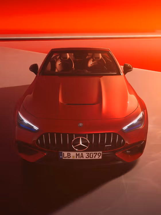 Frontansicht Mercedes-AMG CLE 53 Cabriolet.
