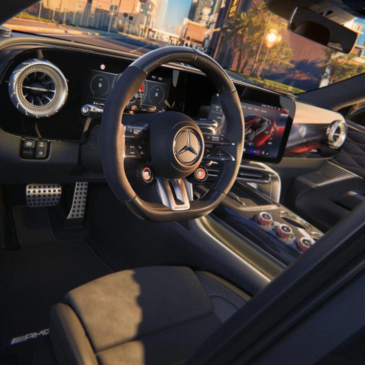 View of the cockpit