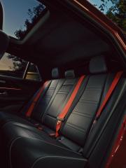 Rückbank des Mercedes-AMG GLE 53 Hybrid Coupé