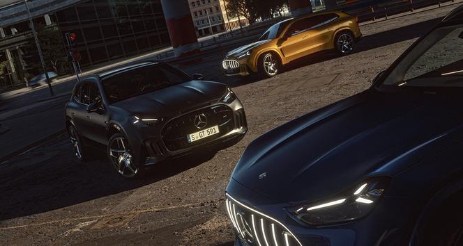 The three Mercedes-AMG GT SUV models