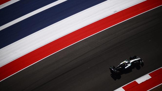 Formula 1 car on the race track