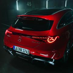 Das Heck des Mercedes-AMG CLA 45 4MATIC+ Shooting Brake