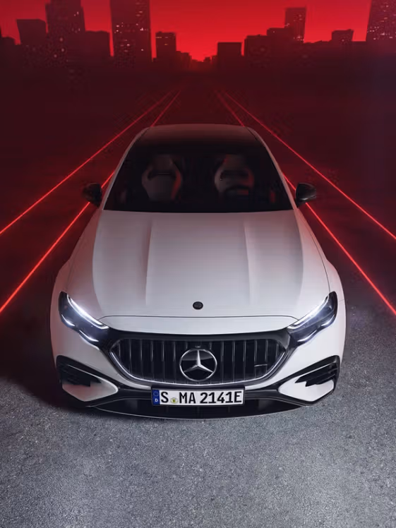 Mercedes-AMG E 53 Limousine Frontansicht.