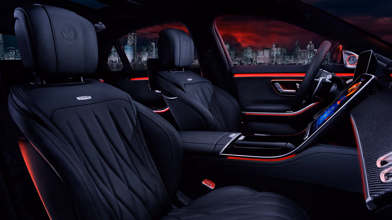 Interieur des Mercedes-AMG S 63 E PERFORMANCE.